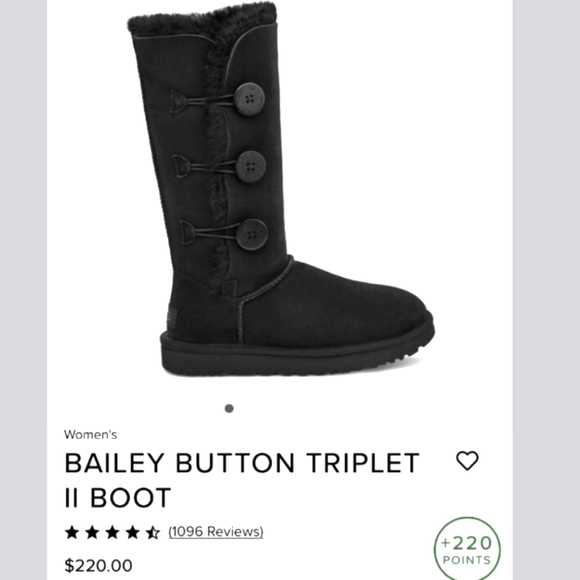 UGG Shoes - UGG Tall Triple Black Winter Boots